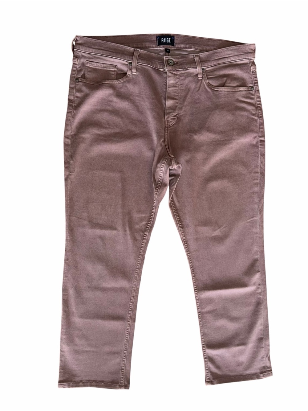 Paige Mens Lennox Jeans sz 38 Twilight Haze Straight Stretch Cotton Blend - Picture 2 of 7